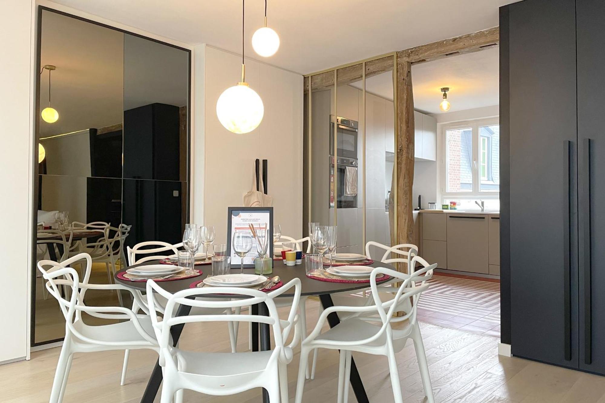 Apartmán Charme Et Elegance - Coup De Coeur - Prox Gare Rouen Exteriér fotografie